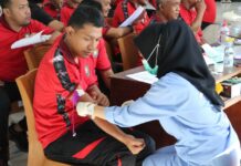 Pastikan Kondisi Anggota Tetap Prima, Polresta Tidore Gelar Rikkes Berkala