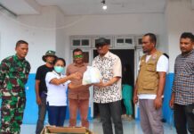 Sultan Tidore Serahkan Bantuan Untuk Warga Korban Erupsi Gunung Ibu