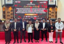 KPU Haltim Tetapkan Ubaid Anjas sebagai Bupati dan Wabup Terpilih