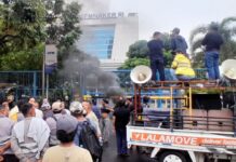 Demo di Kantor Pusat NHM, Massa Aksi Alami Tindakan Premanisme