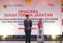 Suasana Haru Menyelimuti Sertijab Walikota dan Wakil Walikota Tidore, Ali Ibrahim Sampaikan Kesan Mendalam