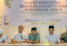 Resmi! Zakat Fitrah Halmahera Timur Ditetapkan Rp45 Ribu Per Jiwa