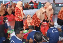 TP-PKK dan Dharma Wanita Tidore Kembali Gelar Ramadan Berbagi di Rutan Kelas IIB Soasio