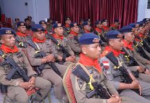 Wawali Abang Leman Lepas Pasukan Brimob ke Papua
