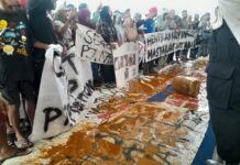 Aliansi Masyarakat Adat Maba Sangadji Kembali Bersuara, Bupati Temui Massa Aksi