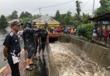 Tanggul Jebol, Wali Kota Tidore Tinjau Langsung Sejumlah ke Lokasi