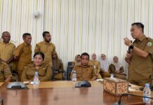 Briefing Jajaran Setda, Sekda Haltim Tekankan Kordinasi dan Kerjasama!