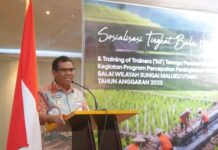 BWS Malut Gelar Sosialisasi Tingkat Balai serta Program Percepatan Peningkatan Tata Guna Air Irigasi (P3-TGAI) Tahap I