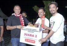 Turnamen Domino Wali Kota Cup Resmi Ditutup, Halsel Sabet Gelar Juara