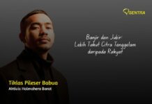 Banjir dan Jubir; “Lebih Takut Citra Tenggelam dibanding Rakyat”