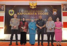 Wali Kota Hadiri Lepas Sambut Kapolresta Tidore, Tegaskan Pentingnya Sinergi Jaga Kamtibmas