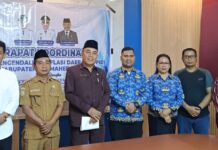 Disperindagkop dan UKM Halbar Adakan Rakor TPID, Luncurkan Inovasi “Mobil Inflasi” Jelang Idul Fitri