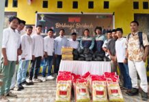 BPC HIPMI Taliabu Berbagi Sembako di Akhir Ramadan, Gandeng OKP dan Perusahaan