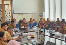 Bupati Halmahera Timur Pimpin Rakor Persiapan Pemeriksaan BPK