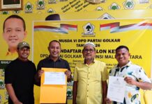 Anjas Taher Ambil Formulir, Kontestasi Ketua Golkar Malut Mulai Memanas