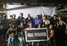 Lewat Nobar dan Diskusi “Pesta Babi”, Masyarakat Halbar Tolak Geotermal di Talaga Rano