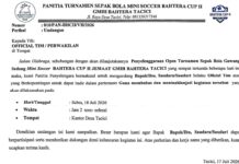 Usai Pemain Meninggal, ASKAB Halbar Diminta Evaluasi Panitia dan Hentikan Bahtera Cup II