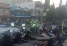 Polda Maluku Utara Gelar Razia Kendaraan, Sejumlah Pengendara Diperiksa, Motor Diangkut Polisi